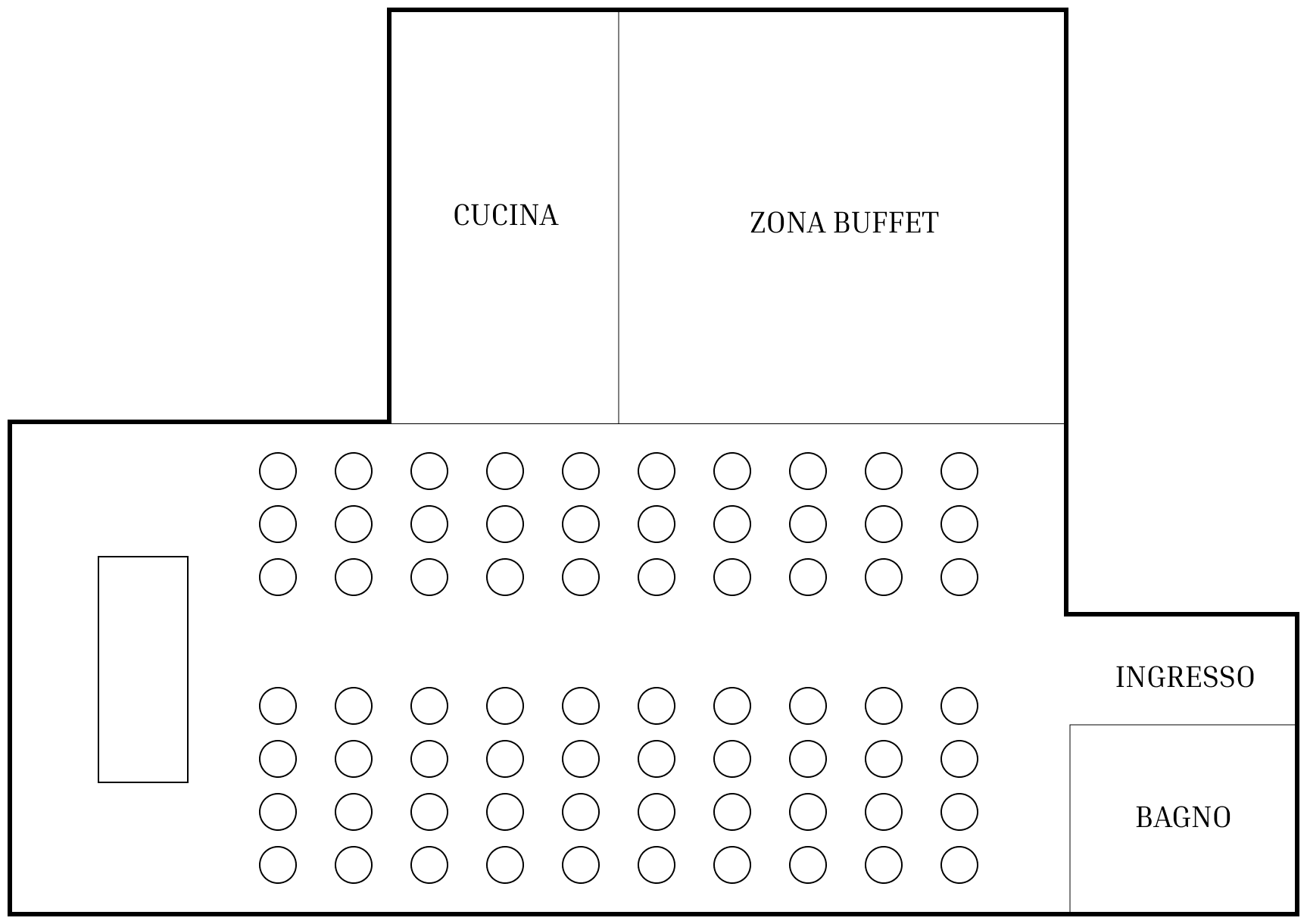 Allestimento stile Teatro